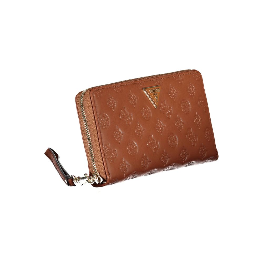 Guess Jeans Brown Polyethylene Wallet