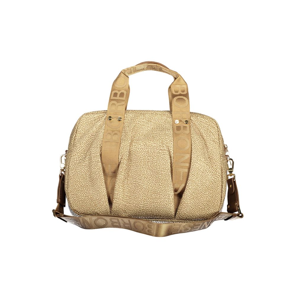 Borbonese Beige Polyester Handbag