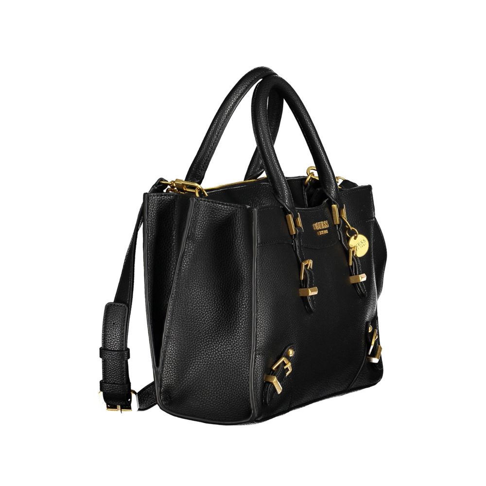 Guess Jeans Black Polyethylene Handbag