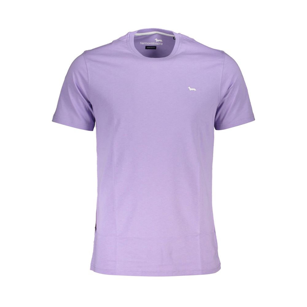 Harmont & Blaine Purple Cotton T-Shirt