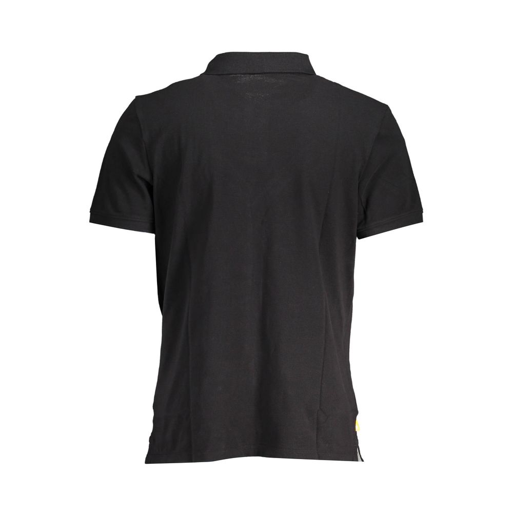 Timberland Black Cotton Polo Shirt