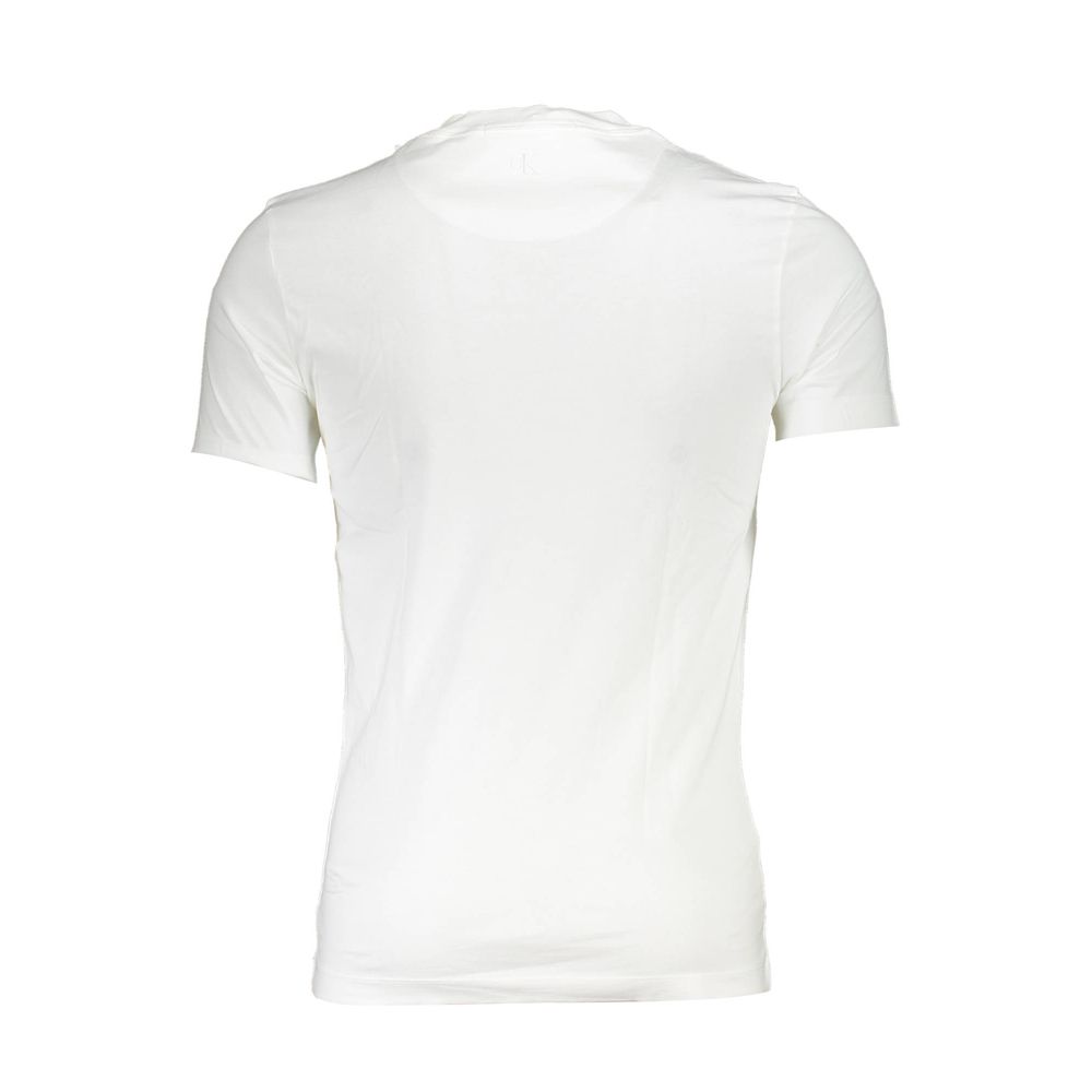 Calvin Klein White Cotton T-Shirt