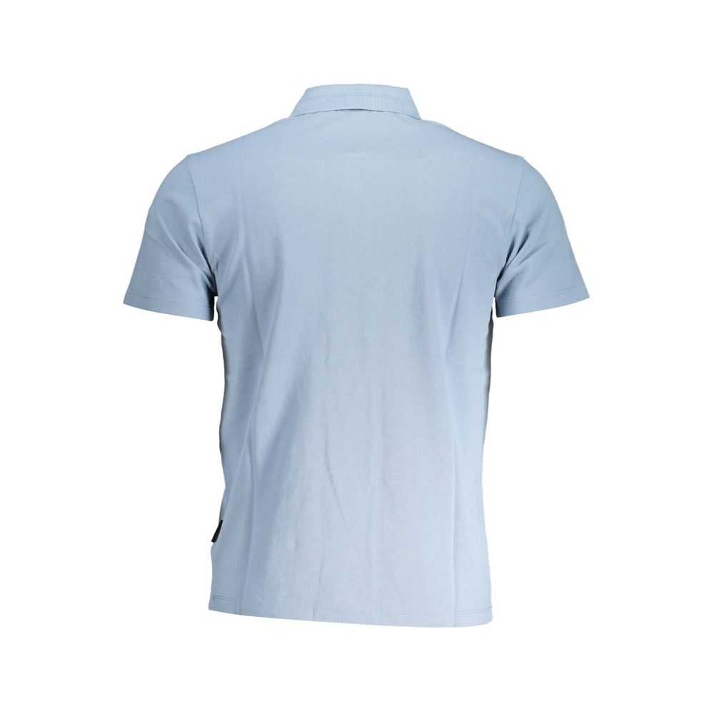 Napapijri Blue Cotton Polo Shirt