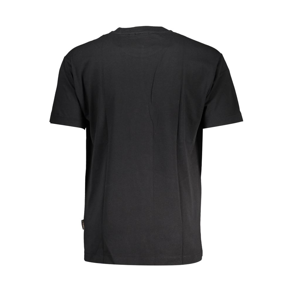 Napapijri Black Cotton T-Shirt
