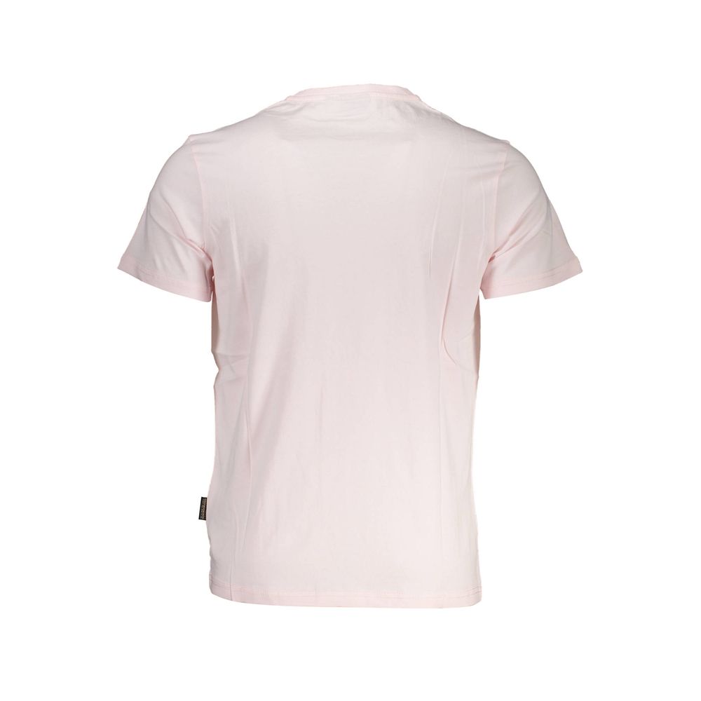 Napapijri Pink Cotton T-Shirt