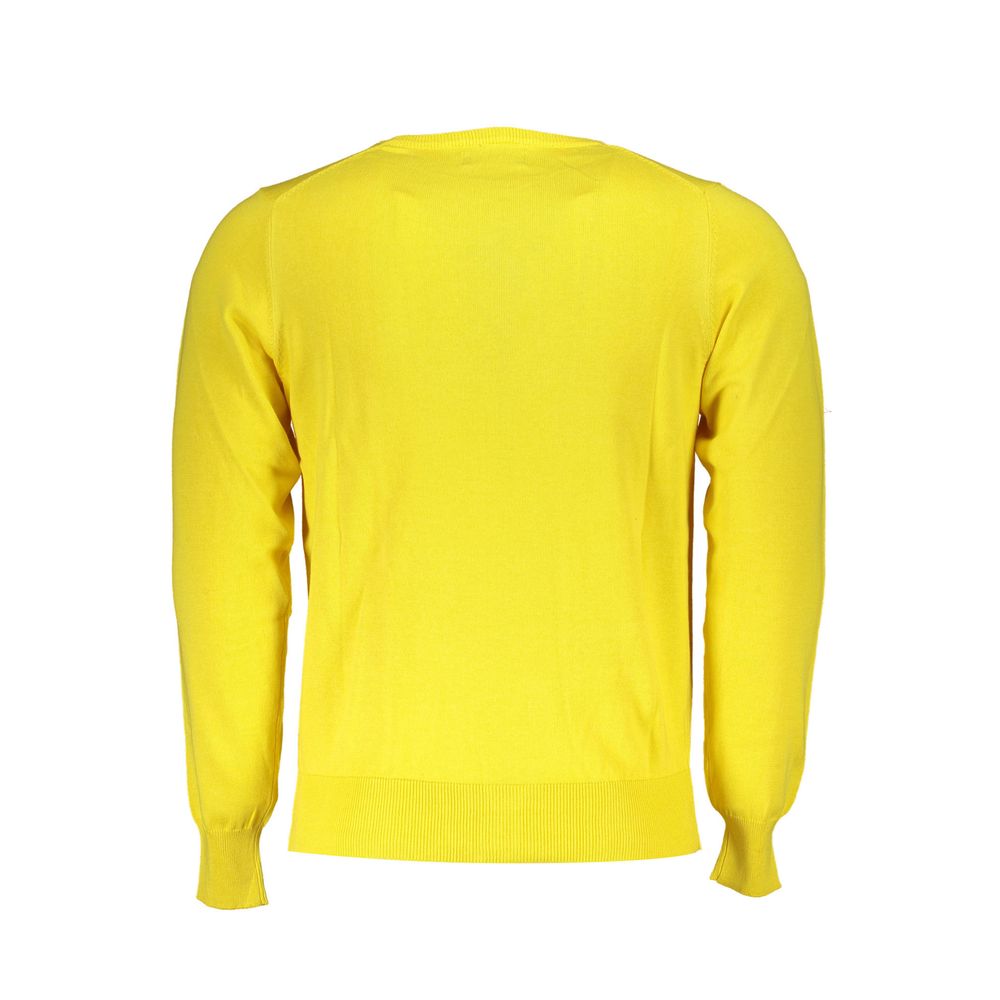 U.S. Grand Polo Yellow Cotton Sweater