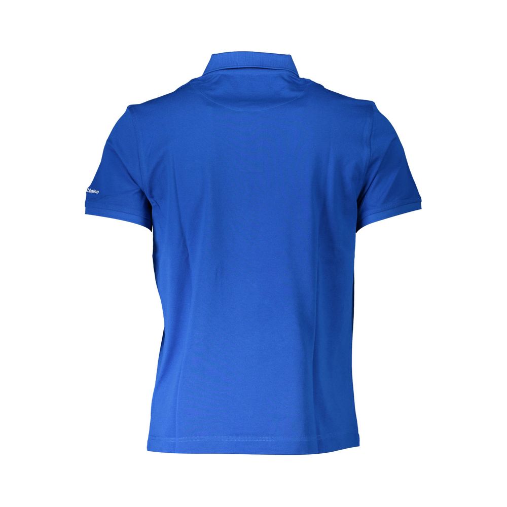 Harmont & Blaine Blue Cotton Polo Shirt