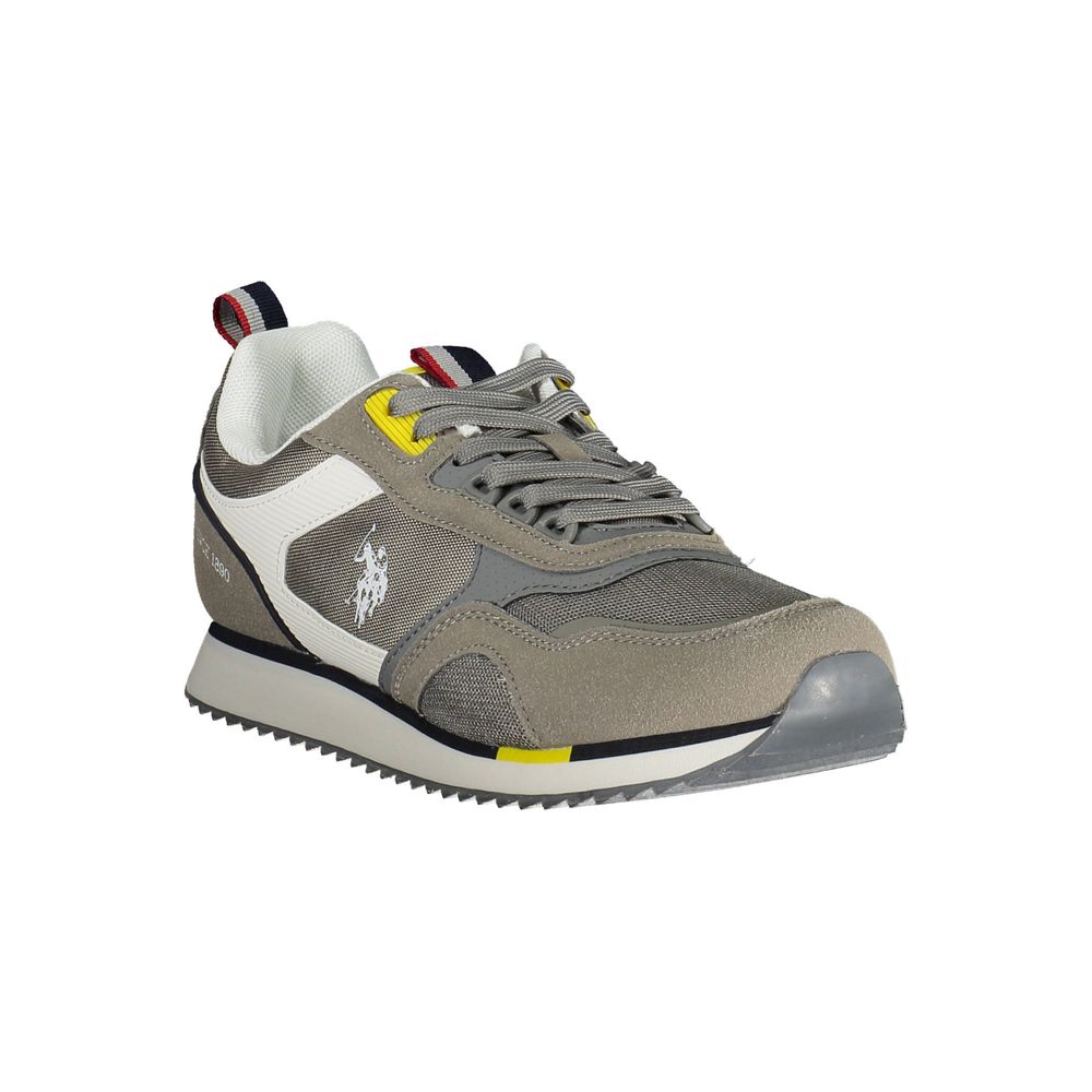 U.S. POLO ASSN. Gray Polyester Sneaker