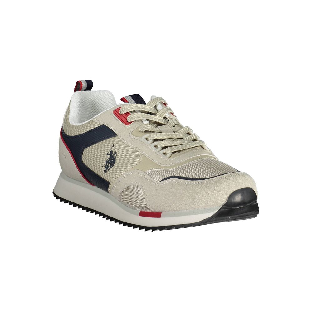 U.S. POLO ASSN. Beige Polyester Sneaker