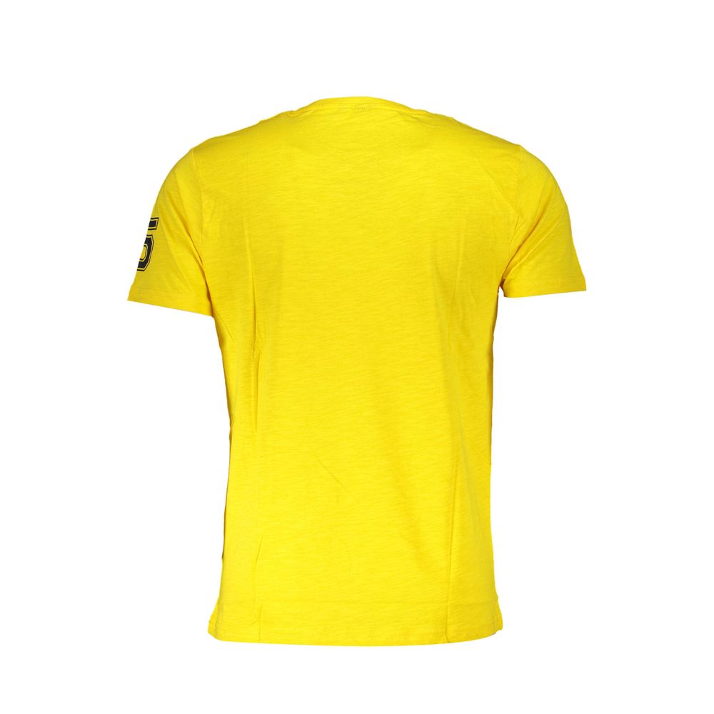 U.S. Grand Polo Yellow Cotton T-Shirt