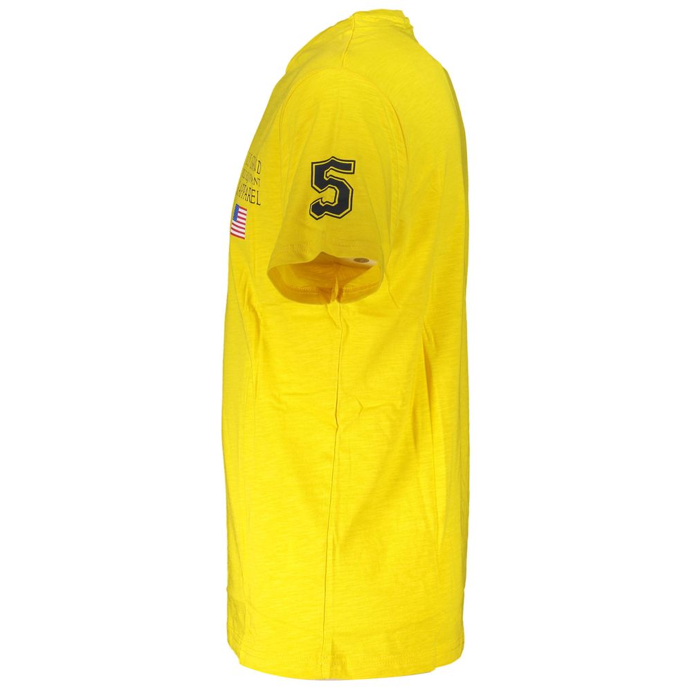 U.S. Grand Polo Yellow Cotton T-Shirt