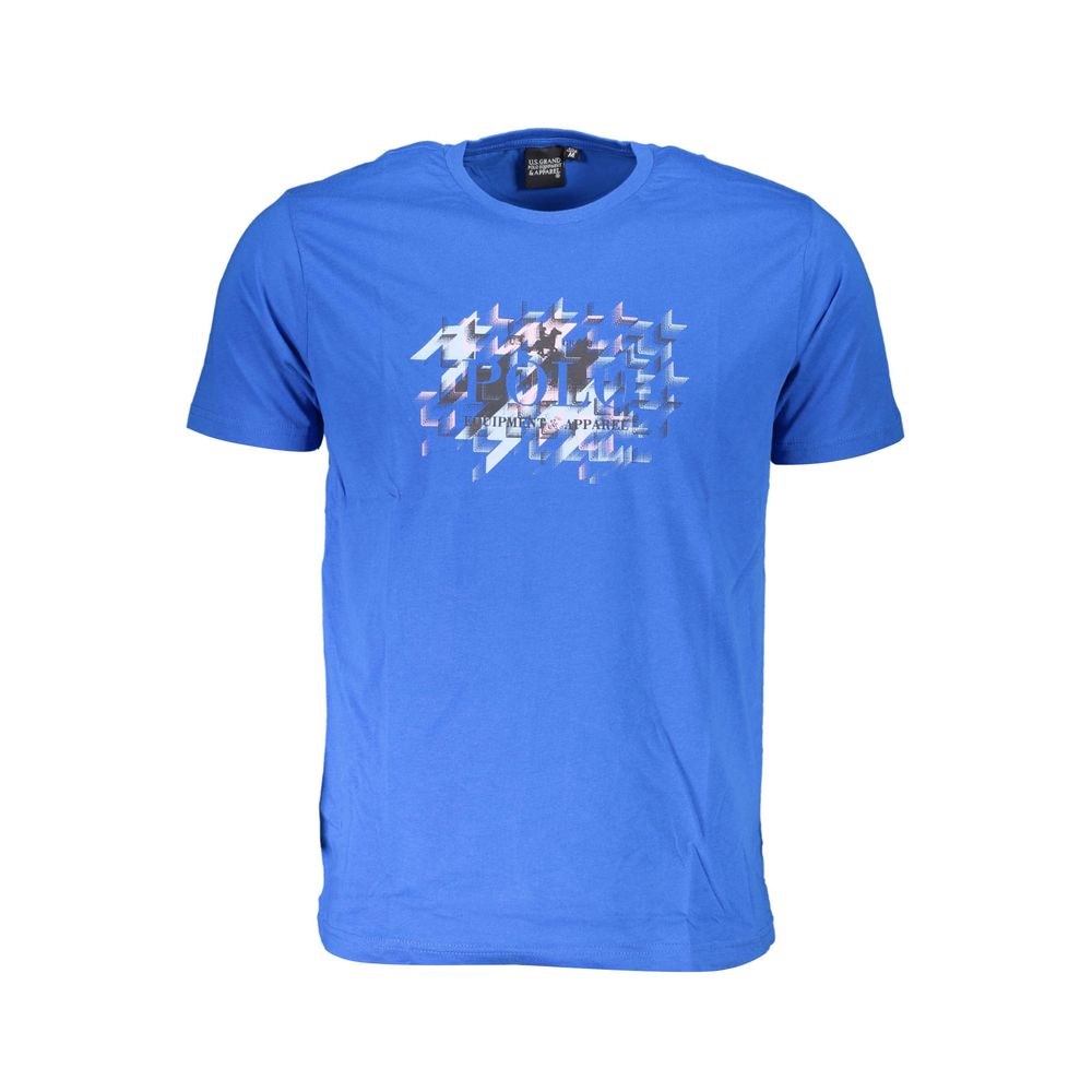 U.S. Grand Polo Blue Cotton T-Shirt
