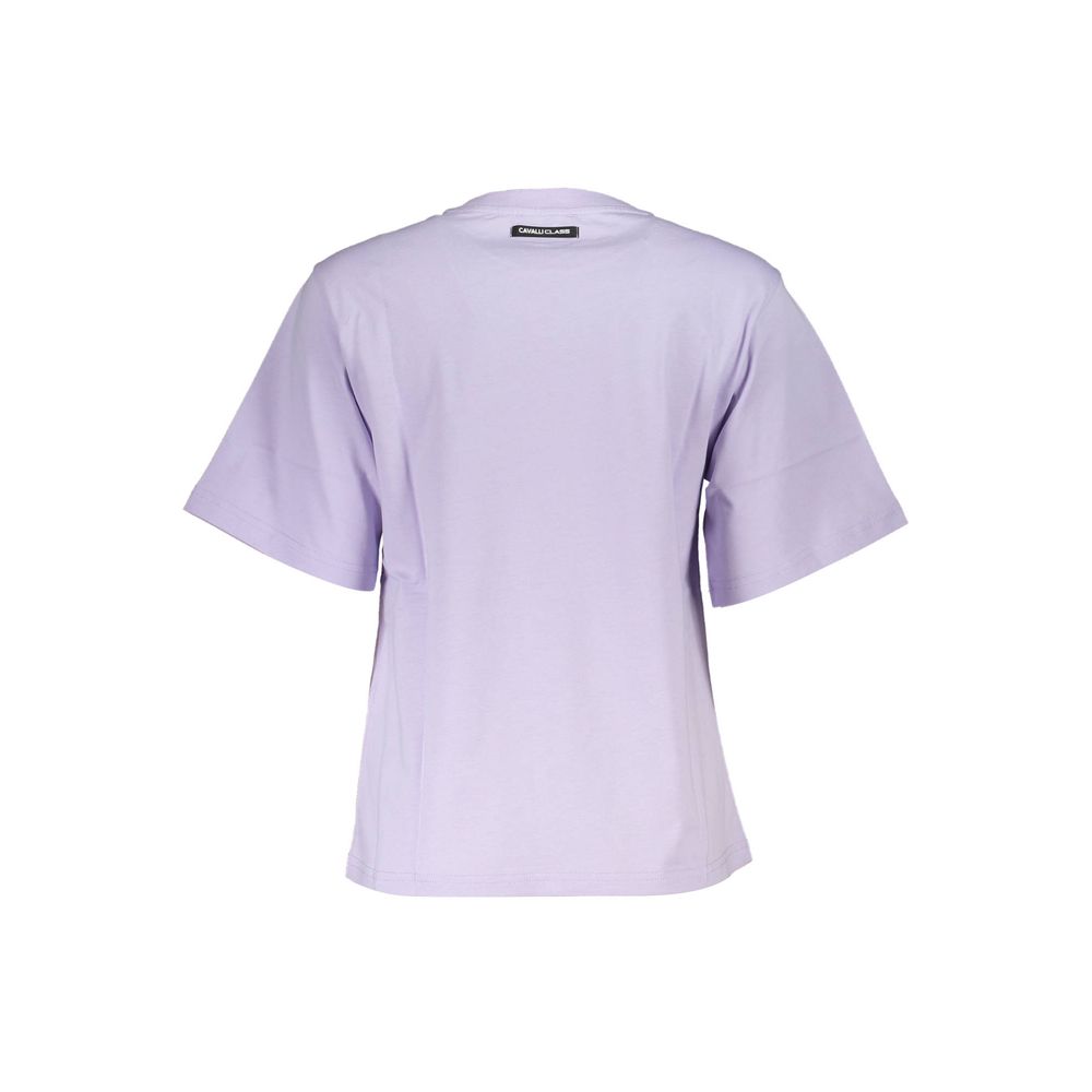 Cavalli Class Purple Cotton Tops & T-Shirt