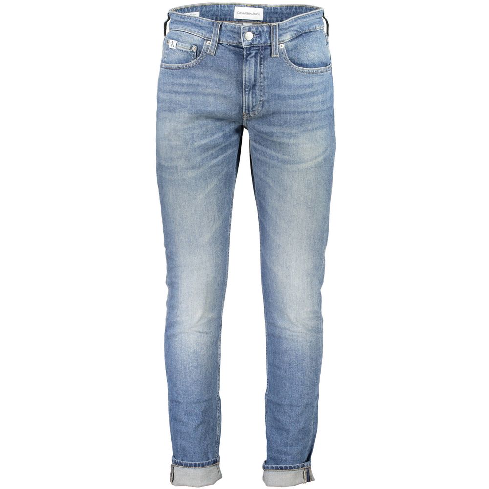 Calvin Klein Blue Cotton Jeans & Pant