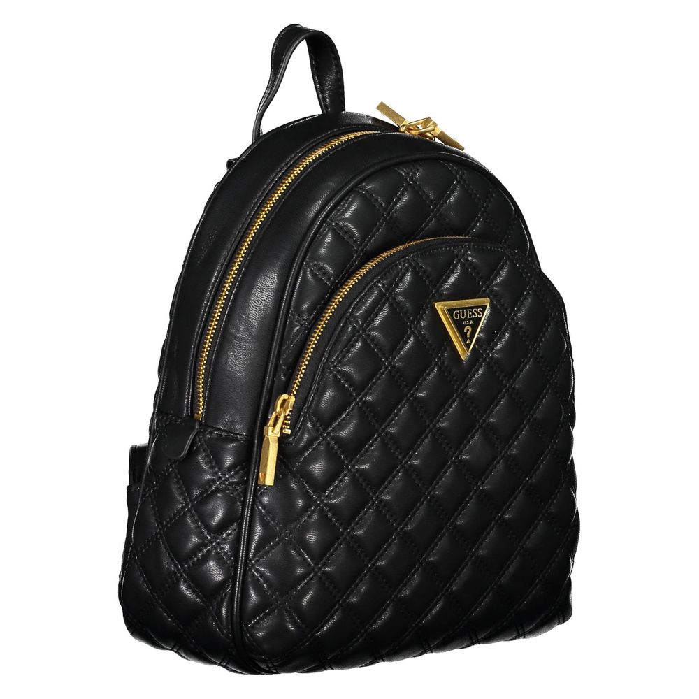 Guess Jeans Black Polyethylene Backpack