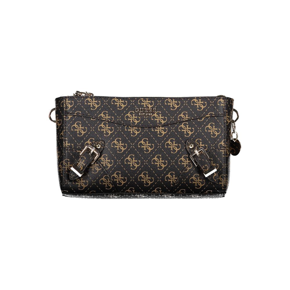 Guess Jeans Brown Polyethylene Handbag