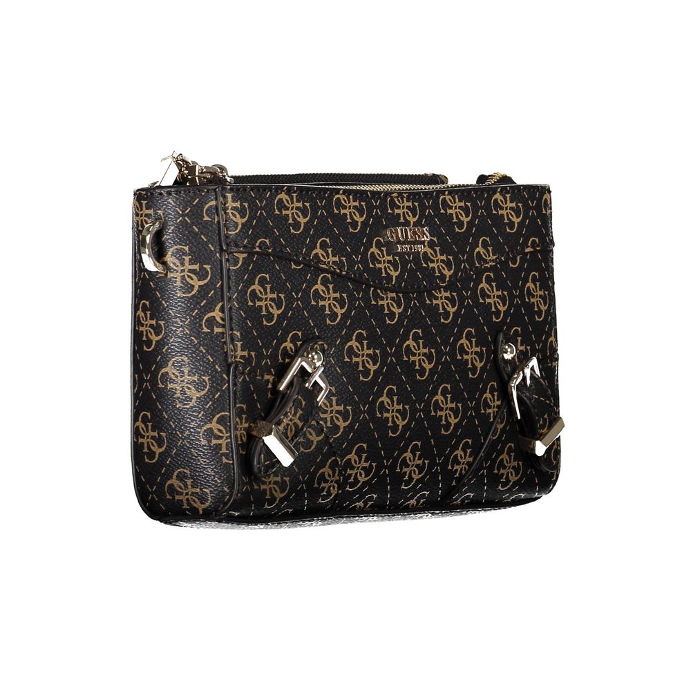 Guess Jeans Brown Polyethylene Handbag