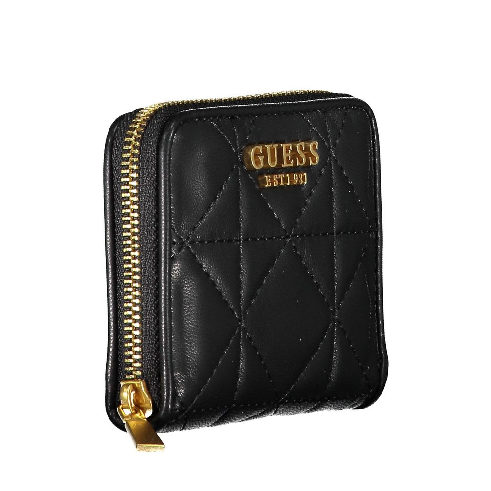 Guess Jeans Črna denarnica iz polietilena