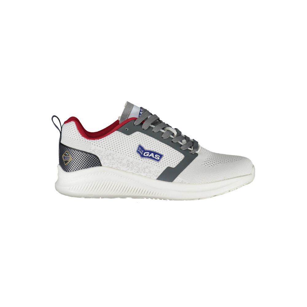 Gas White Polyester Sneaker