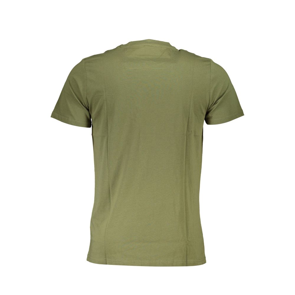 Cavalli Class Green Cotton T-Shirt
