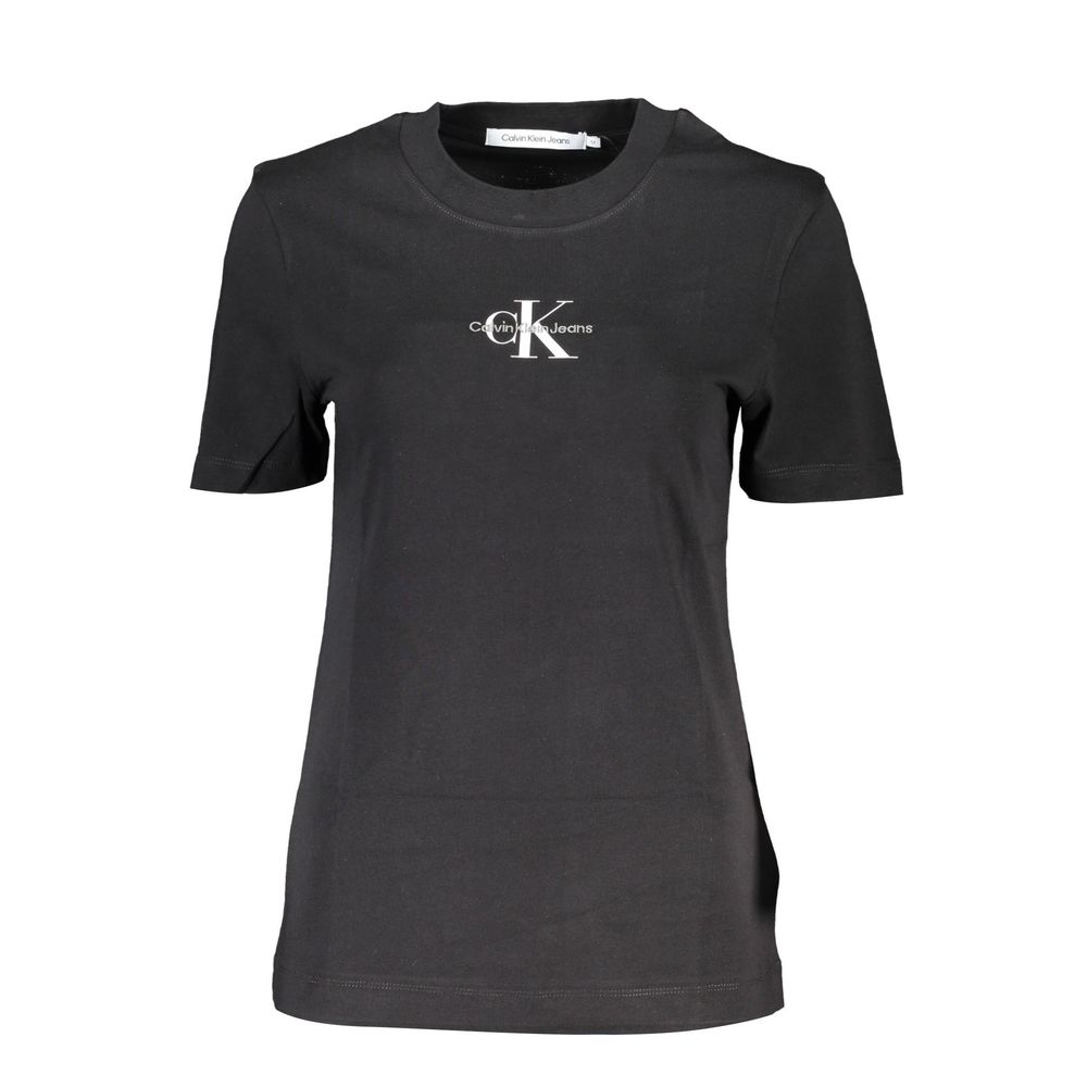 Calvin Klein Black Cotton Tops & T-Shirt