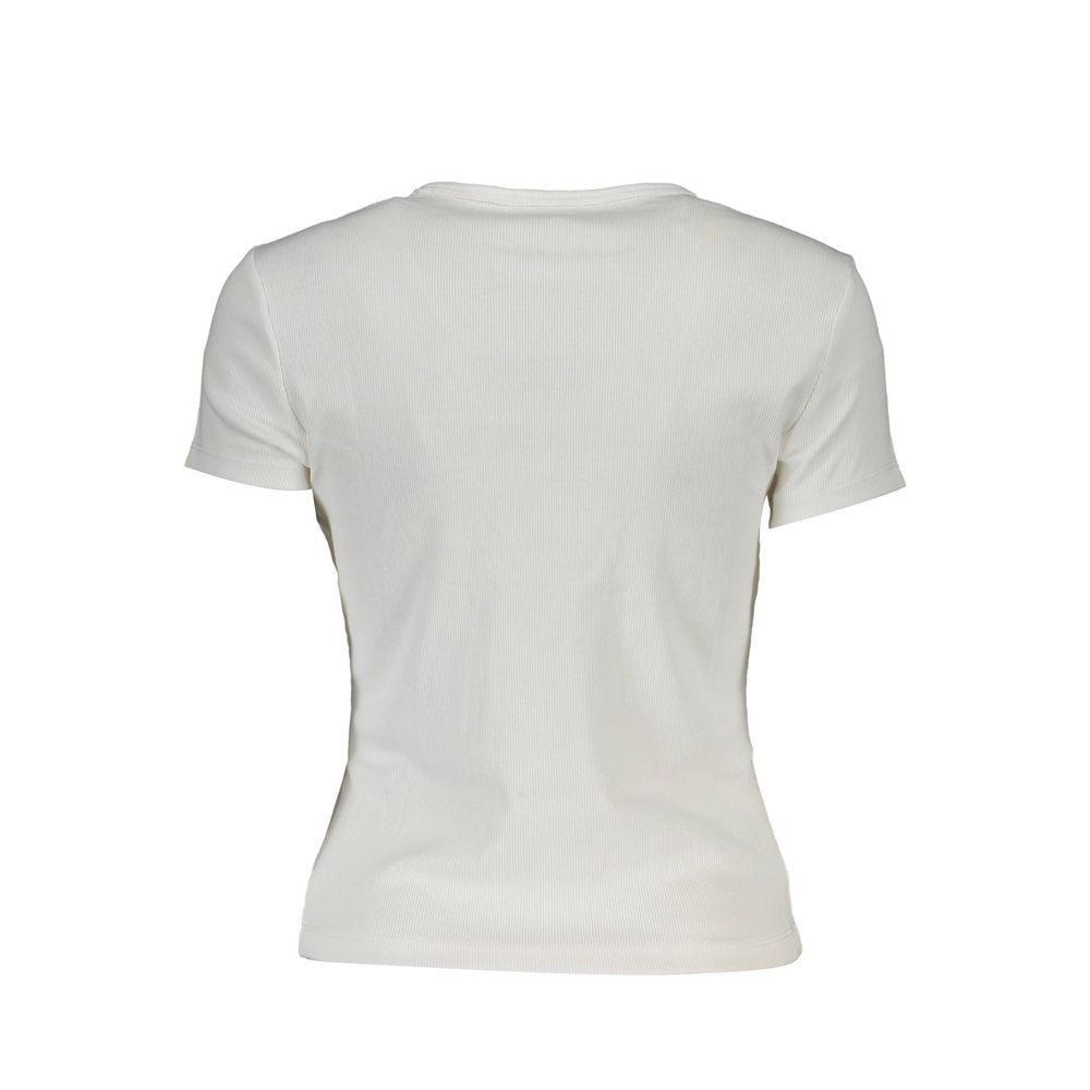 Tommy Hilfiger White Cotton Tops & T-Shirt