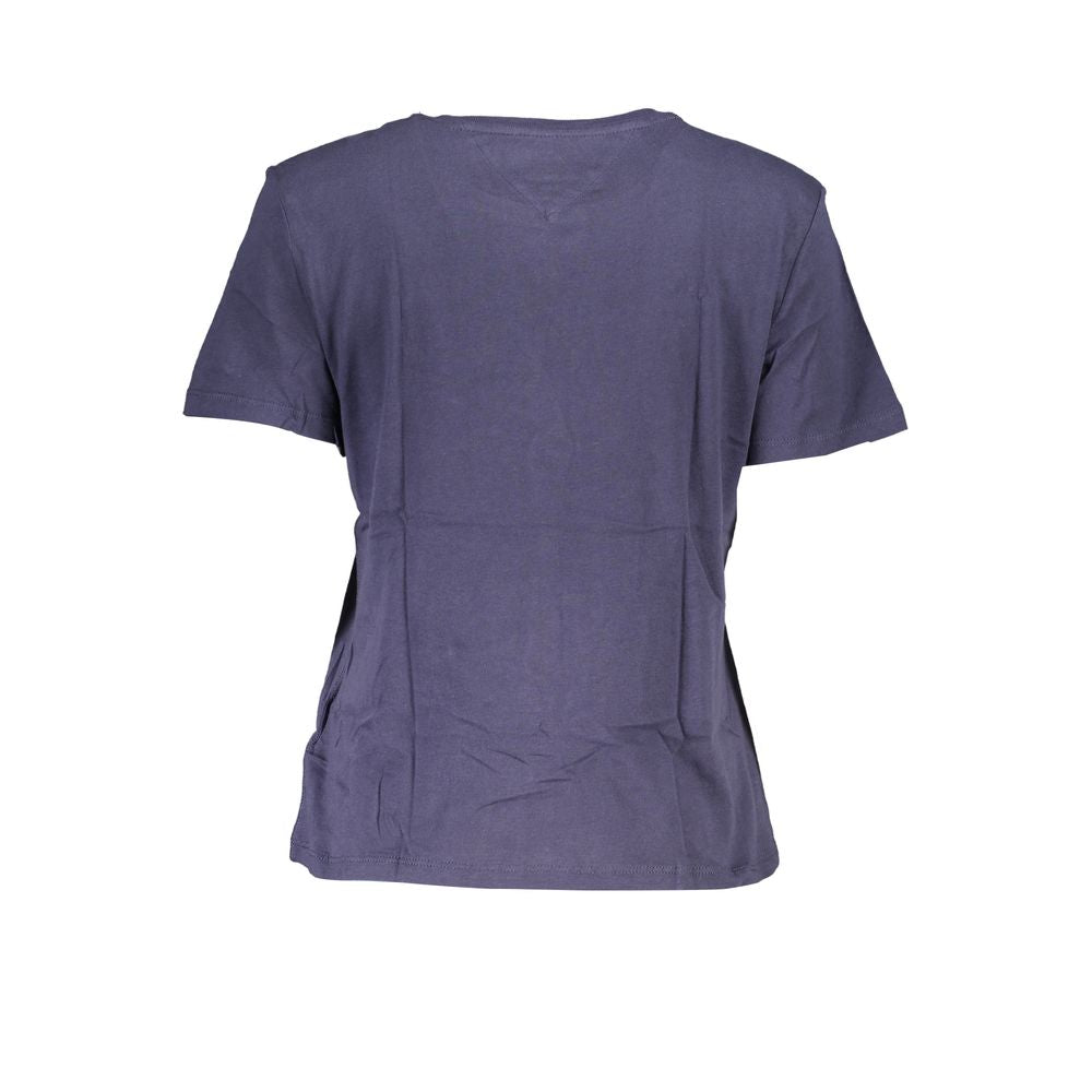 Tommy Hilfiger Blue Cotton Tops & T-Shirt