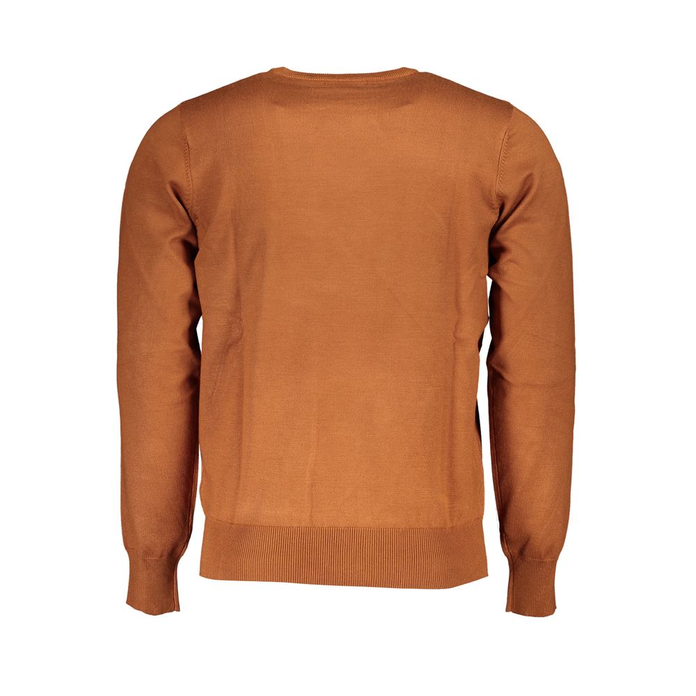 U.S. Grand Polo Brown Nylon Sweater