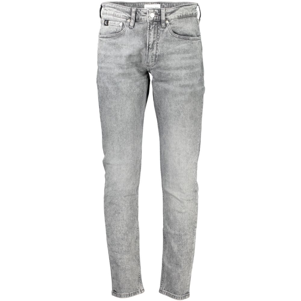 Calvin Klein Gray Cotton Jeans & Pant