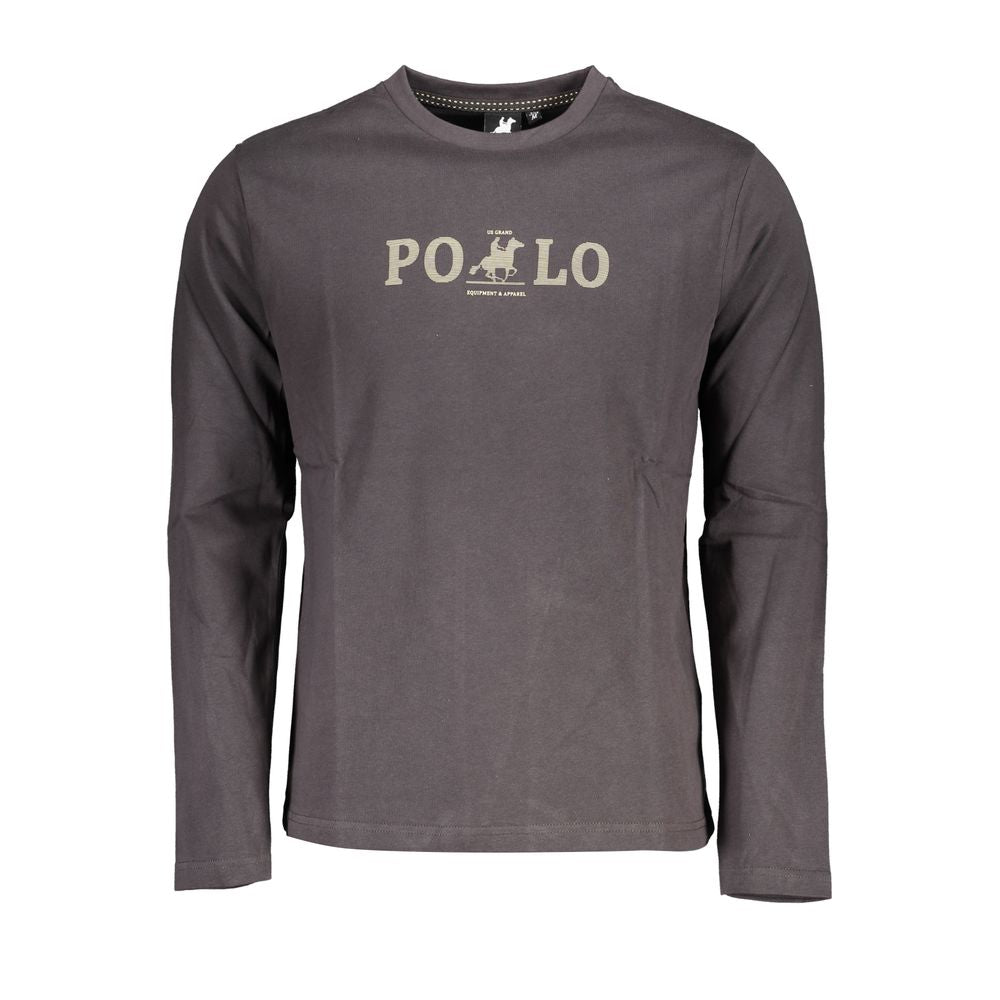 U.S. Grand Polo Gray Cotton T-Shirt
