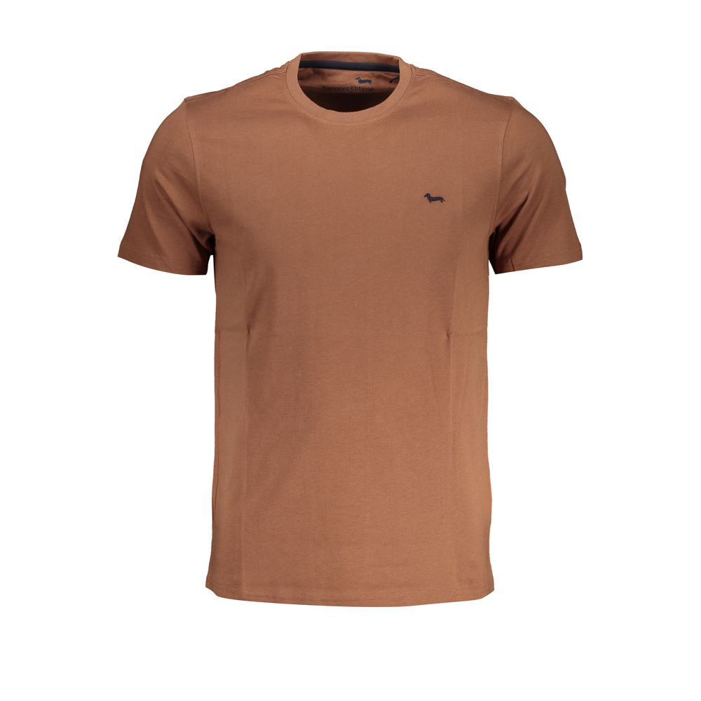 Harmont & Blaine Brown Cotton T-Shirt