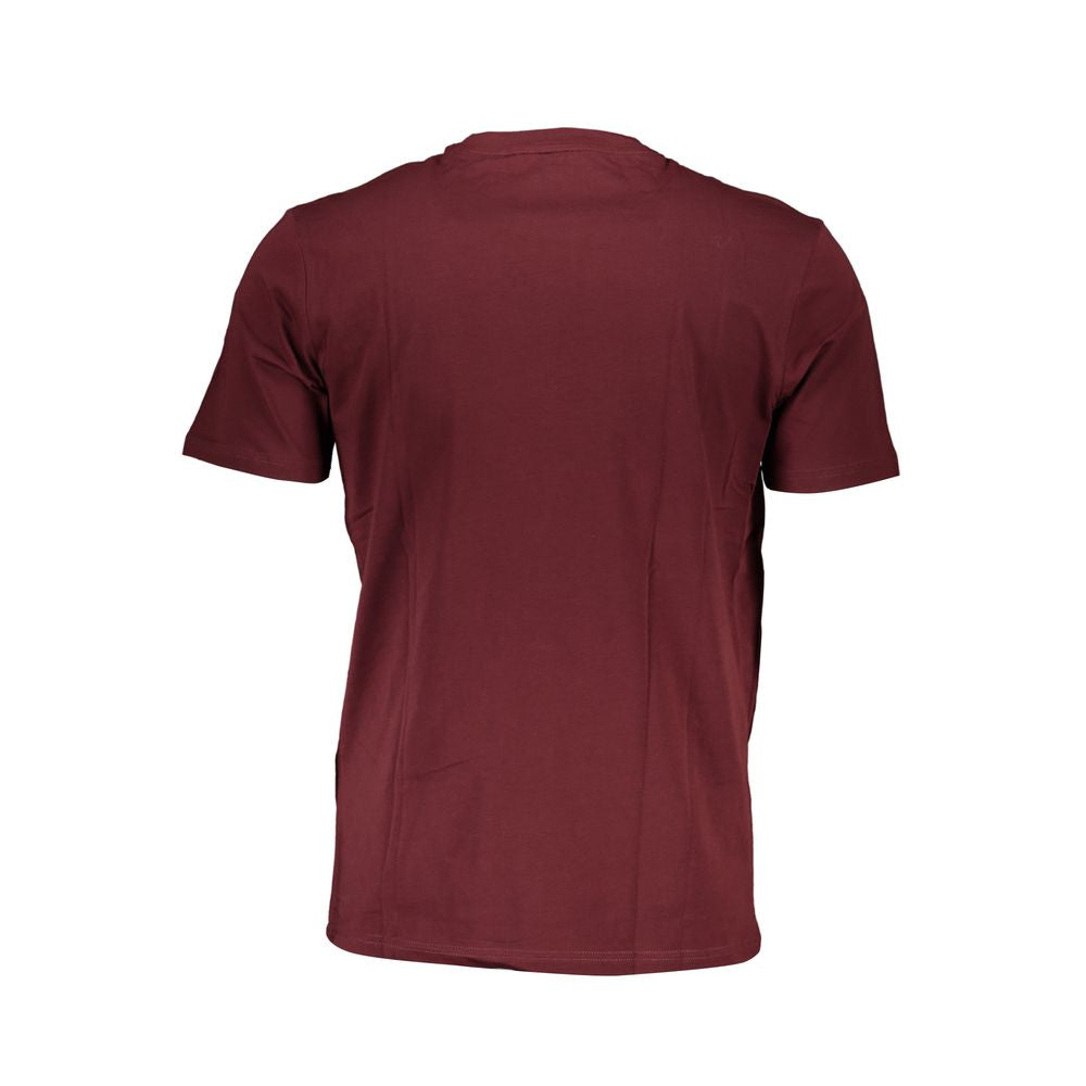Hugo Boss Red Cotton T-Shirt