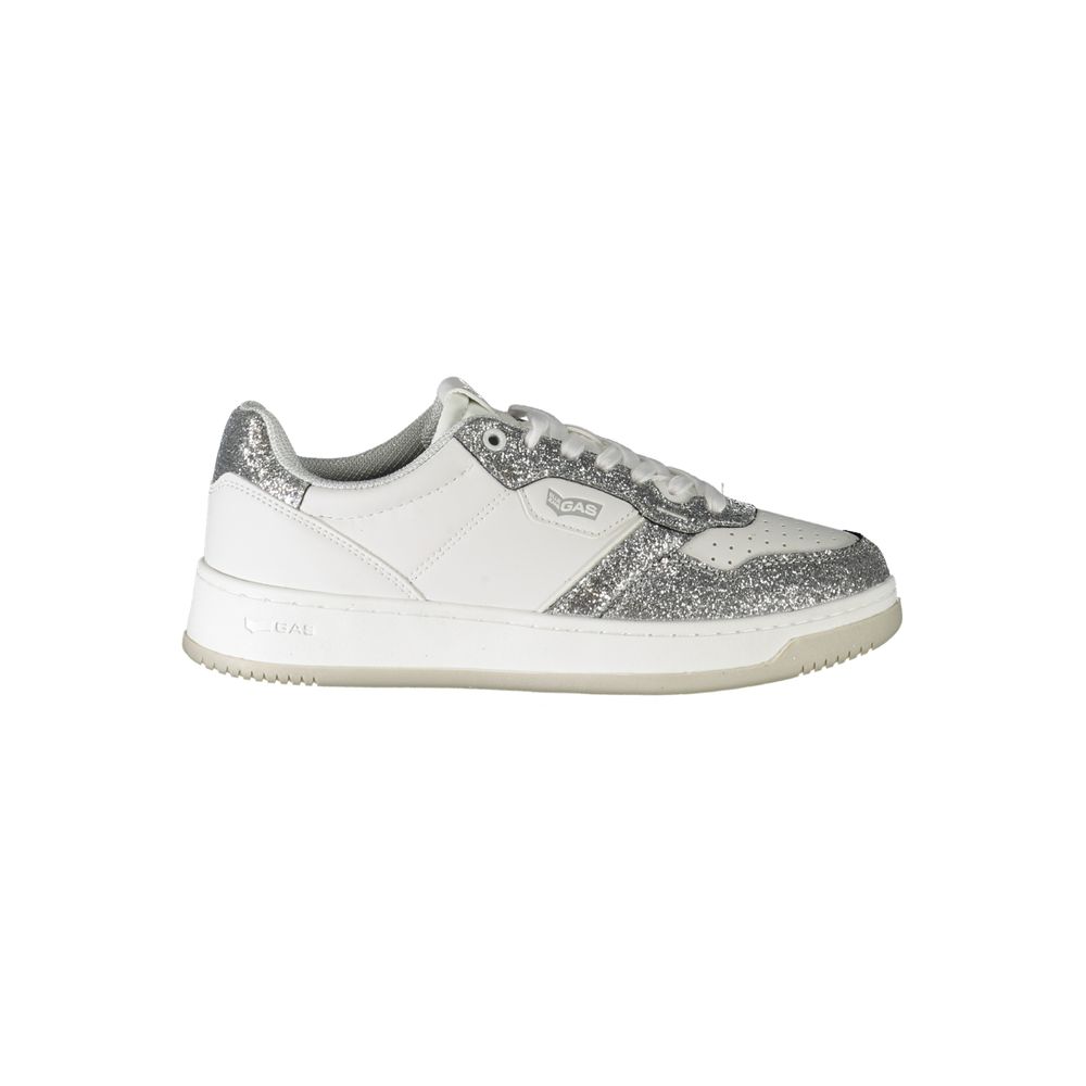 Gas White Polyester Sneaker