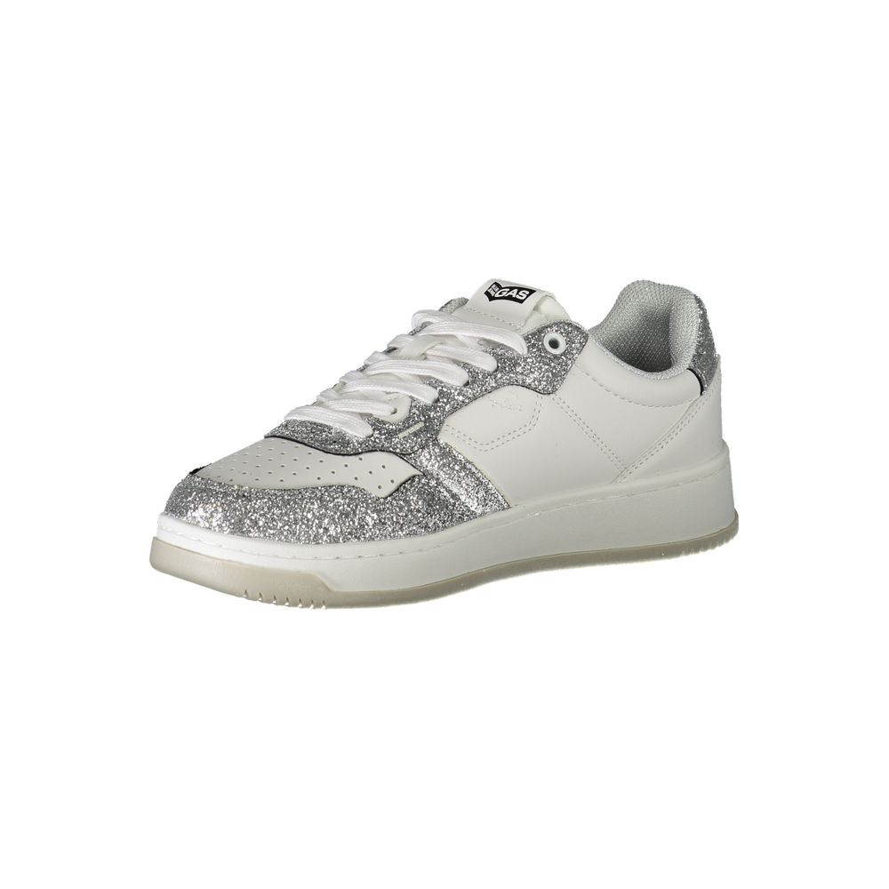 Gas White Polyester Sneaker