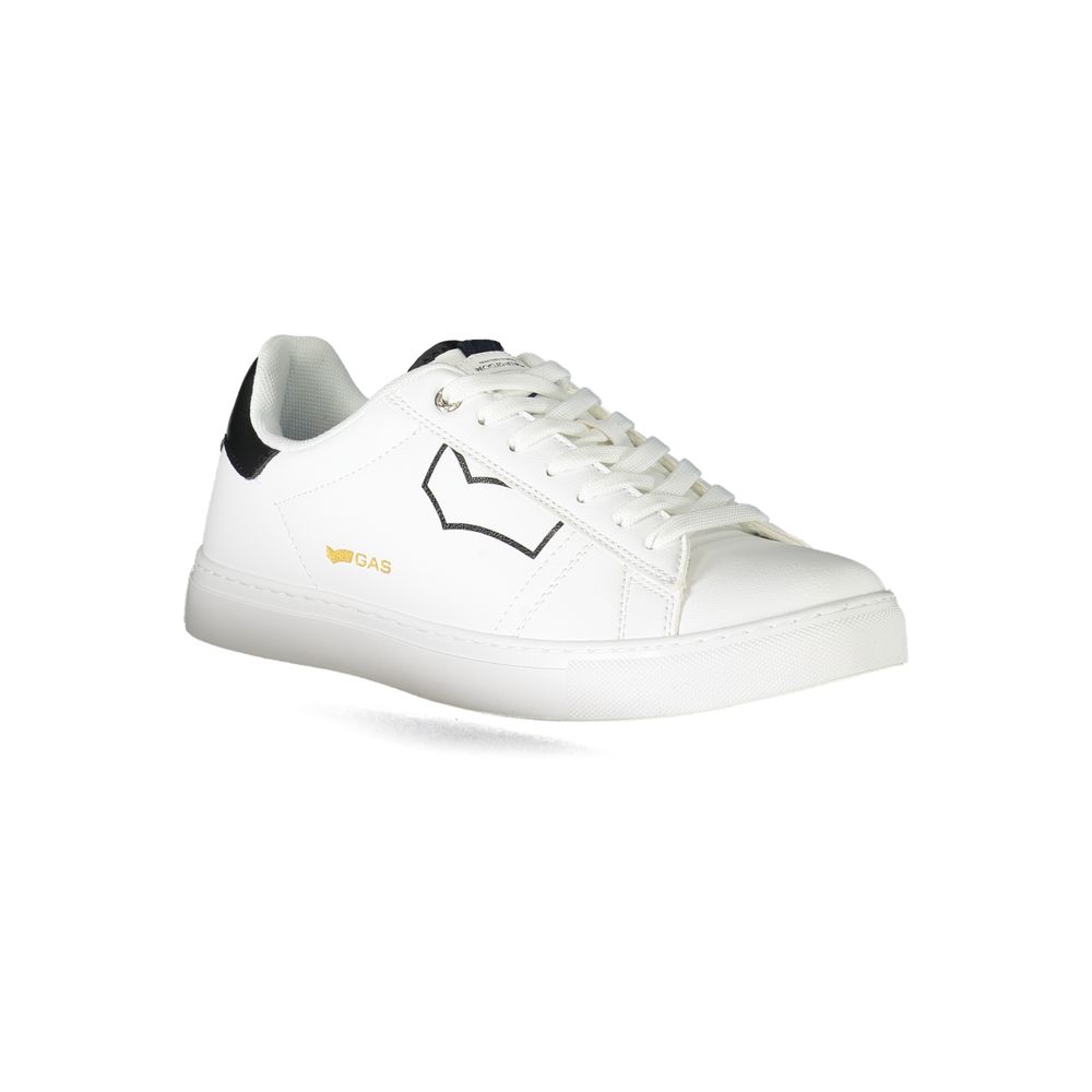 Gas White Polyester Sneaker