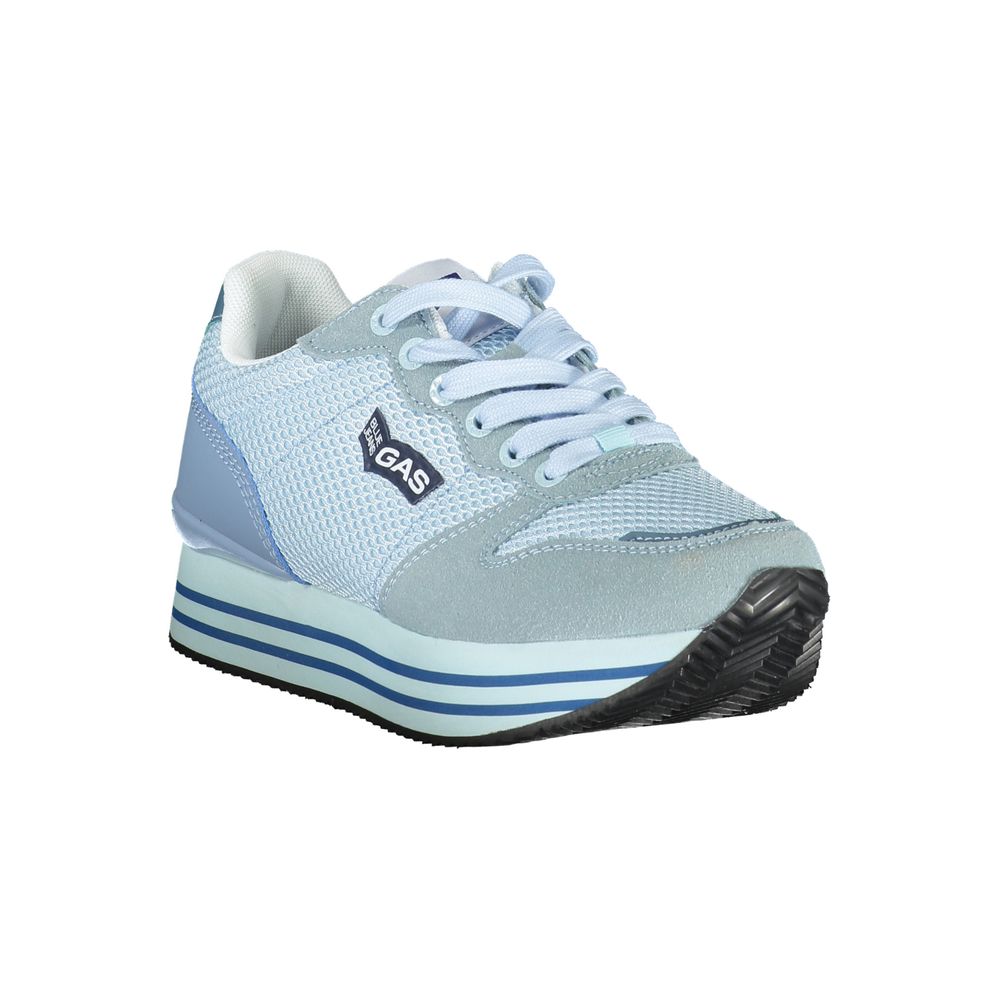 Gas Blue Polyester Sneaker