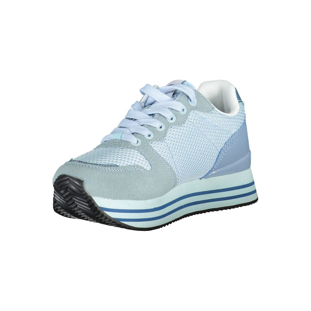 Gas Blue Polyester Sneaker
