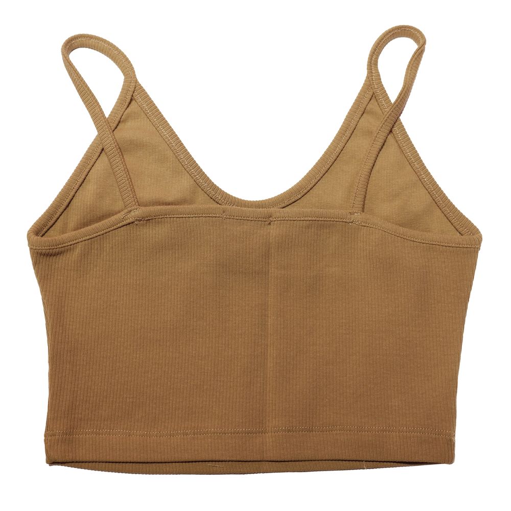 Comme Des Fuckdown Brown Cotton Tops & T-Shirt