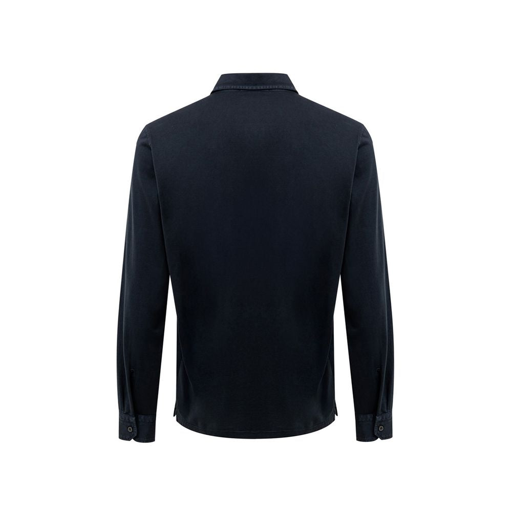 Gran Sasso Blue Linen Shirt
