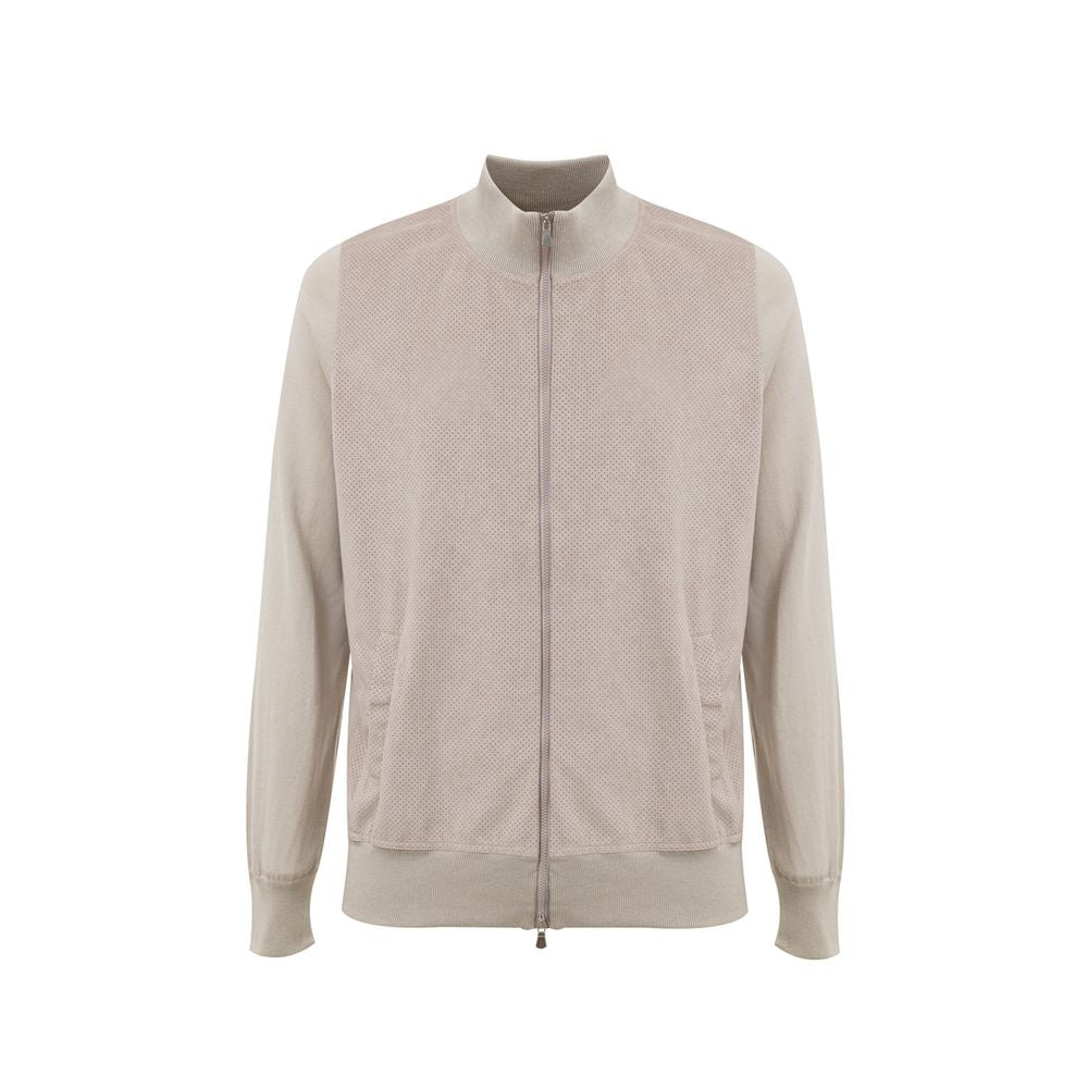 Gran Sasso Beige Cotton Jackets & Coat
