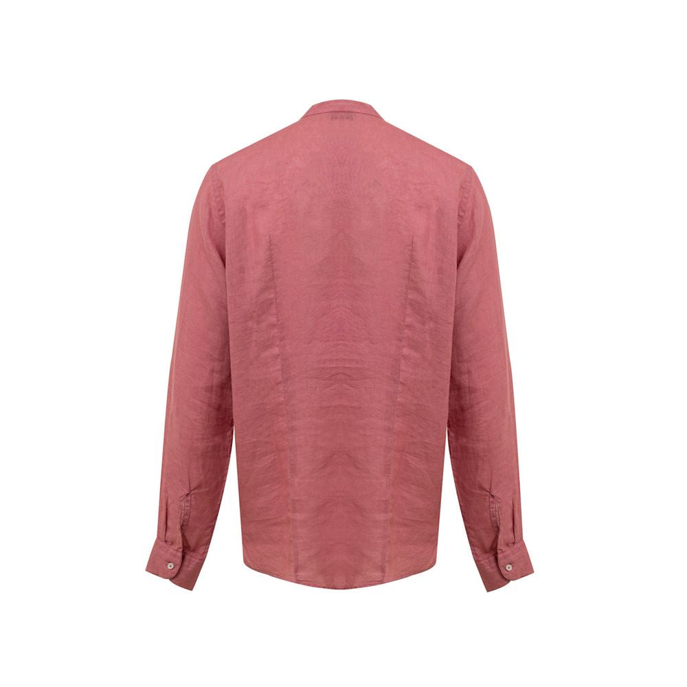 Gran Sasso Red Linen Shirt