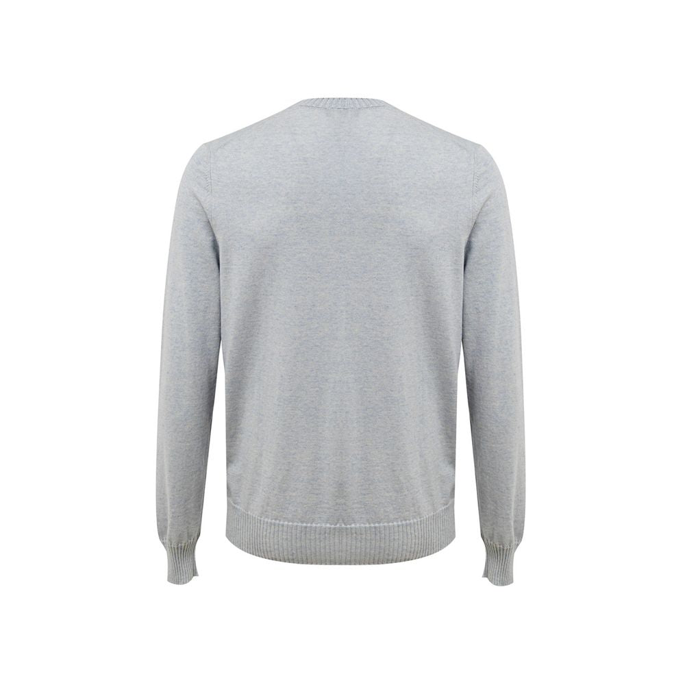 Gran Sasso Blue Cotton Sweater