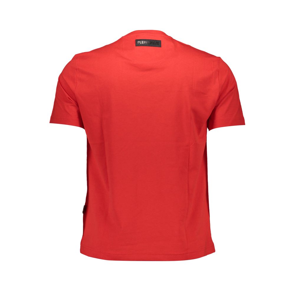 Plein Sport Red Cotton T-Shirt