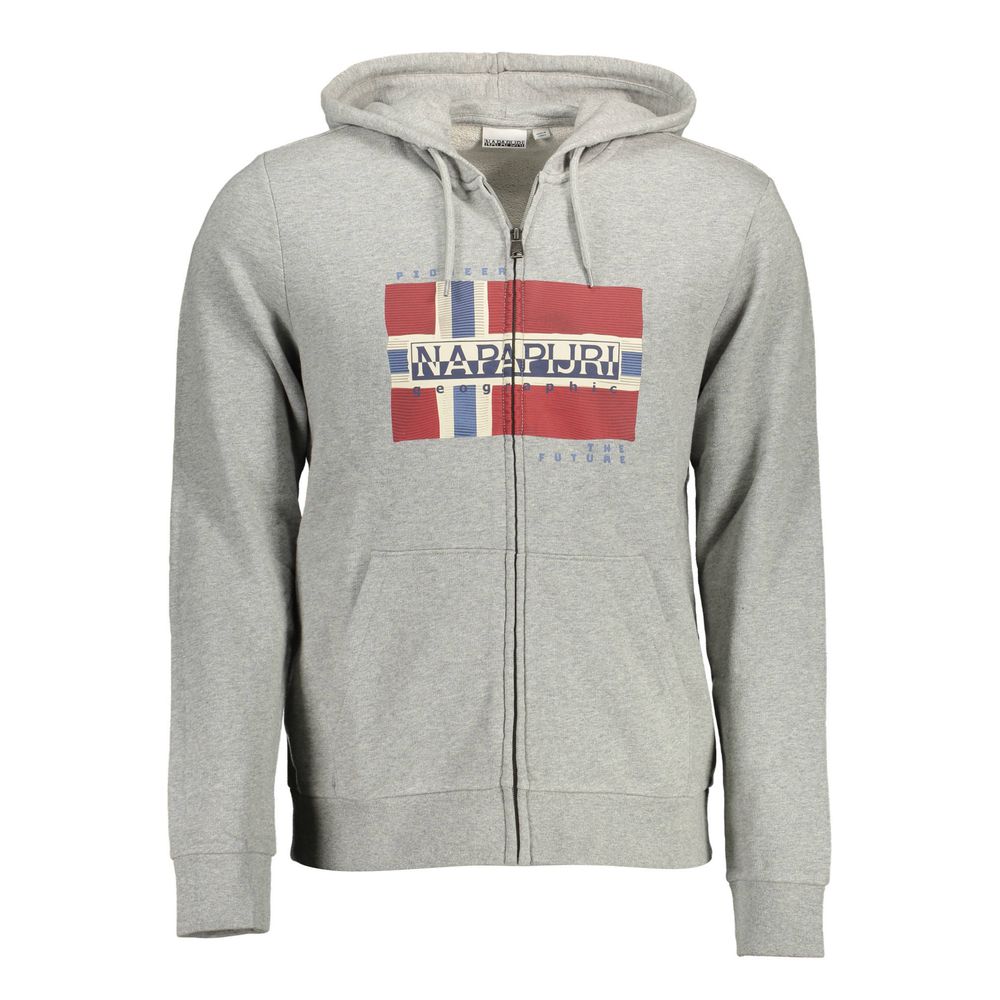 Napapijri Gray Cotton Sweater