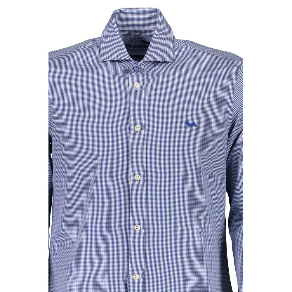 Harmont & Blaine Blue Cotton Shirt