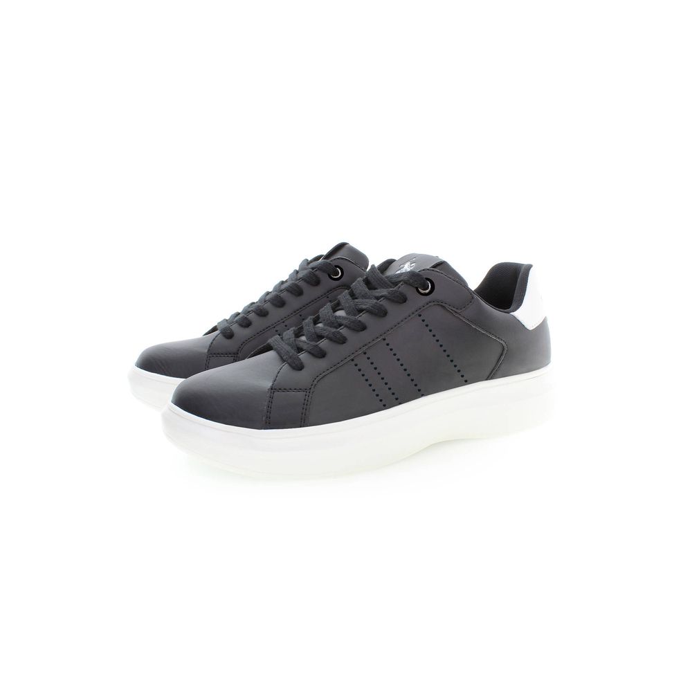 U.S. POLO ASSN. Black Polyester Sneaker