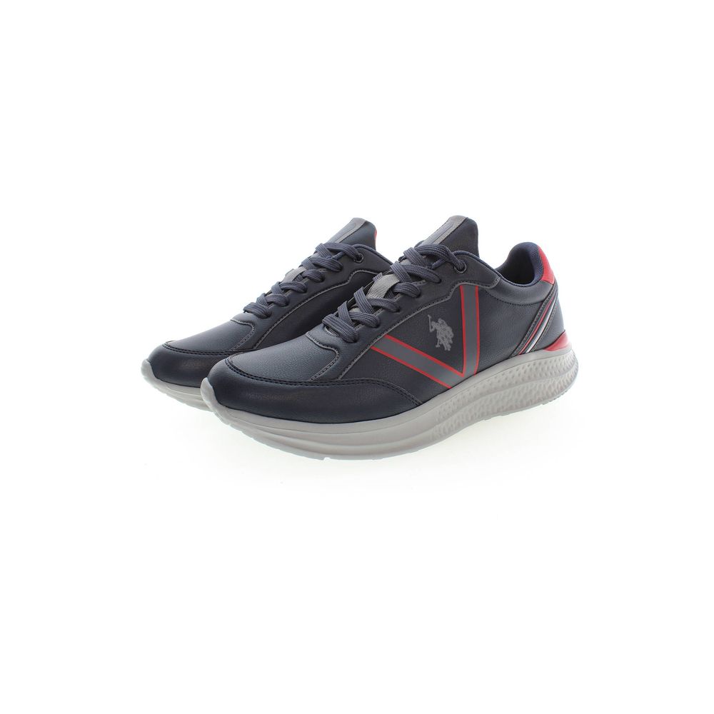U.S. POLO ASSN. Blue Polyester Sneaker