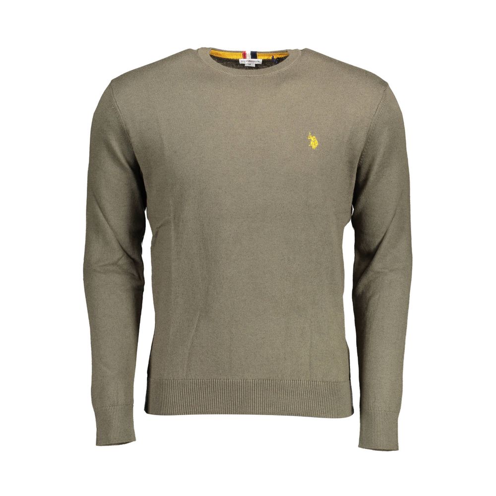 U.S. POLO ASSN. Zeleni bombažni pulover