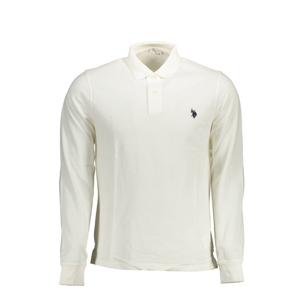 U.S. POLO ASSN. White Cotton Polo Shirt