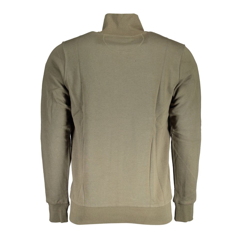 La Martina Green Cotton Sweater